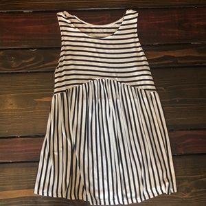 Isabel Maternity Striped Tank—Small